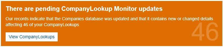 CLM Dashboard Notice